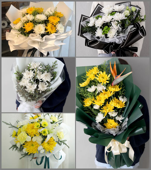 广东广州市番禺区石壁街道屏山二村白事花束代送